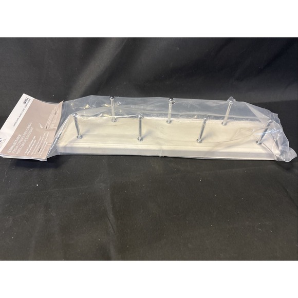 Closet Evolution 7-Hook Pull-Out Classic White Belt Organizer - Picture 2 of 3